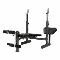 скамья со стойками tunturi pure weight bench