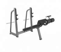 скамья для жима с отрицательным наклоном grome fitness 5041a