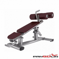 скамья для пресса регулируемая pangolin 8027
