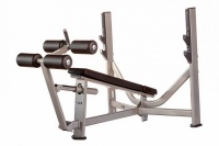 олимпийская скамья с отрицательным углом наклона inotec e36