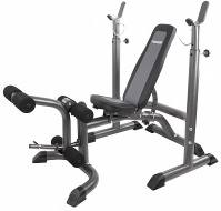 силовая скамья со стойками torneo ultra bench g-434