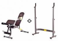 набор hasttings силовая скамья hastdrive + стойка haststrong n-2