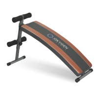 скамья для пресса oxygen fitness arc sit up board изогнутая